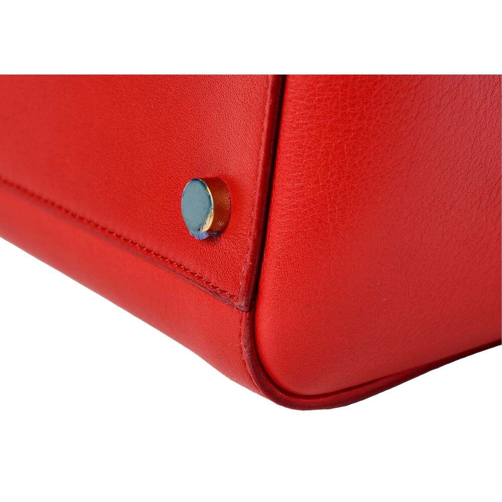 Saint Laurent Calfskin Medium Moujik Top Handle Bag Lipstick - Picture 12 of 12
